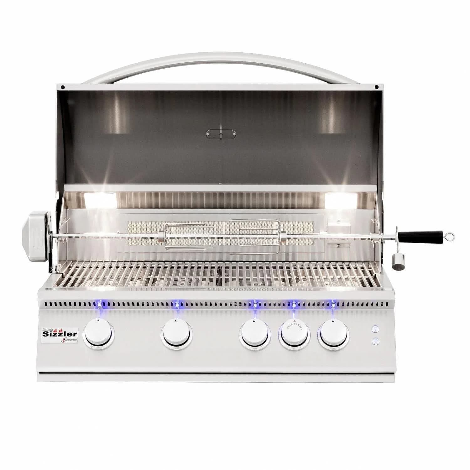 Summerset Sizzler PRO - 32-Inch 4-Burner Built-In Grill - Liquid Propane Gas - SIZPRO32-LP - image 2