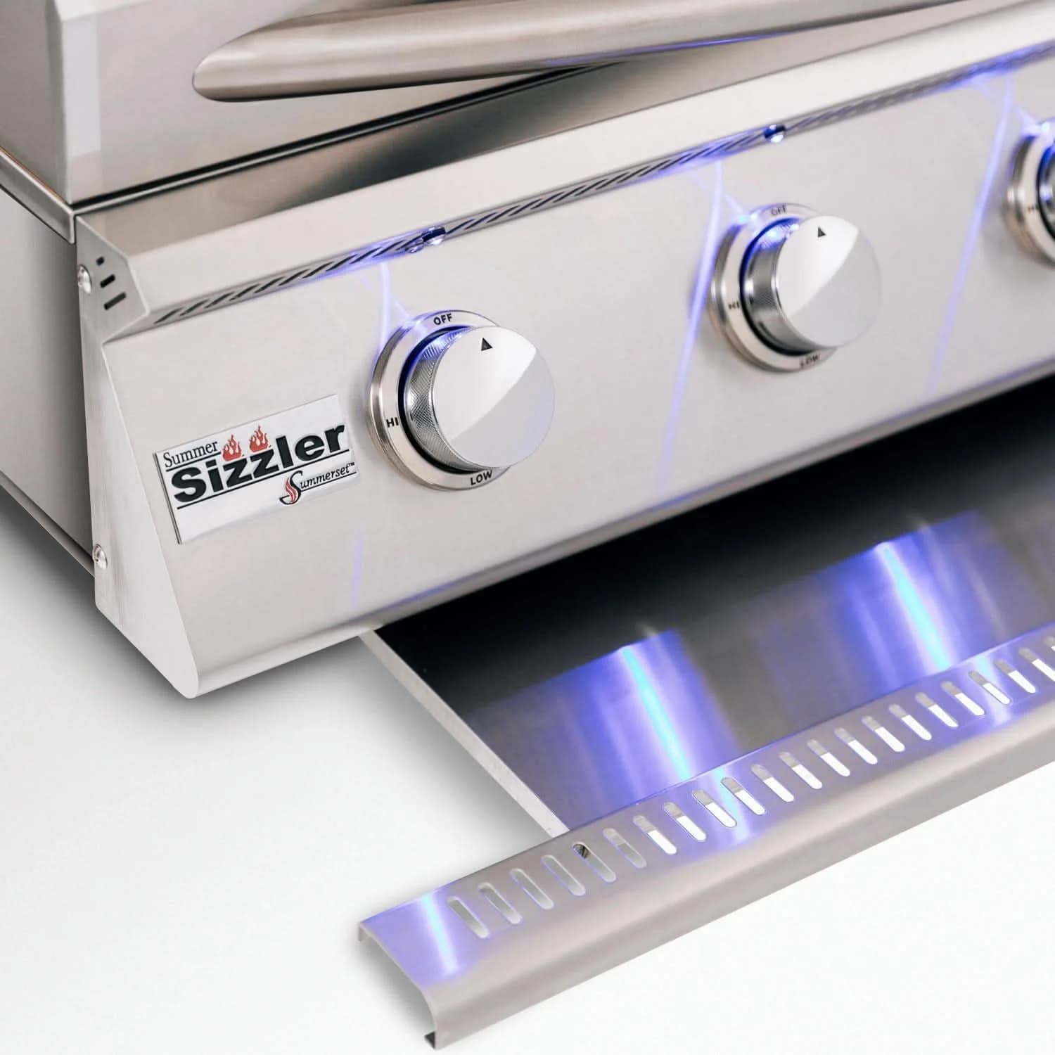Summerset Sizzler Pro - 40-Inch 5-Burner Built-In Grill with Rear Infrared Burner - Natural Gas - SIZPRO40-NG - image 6