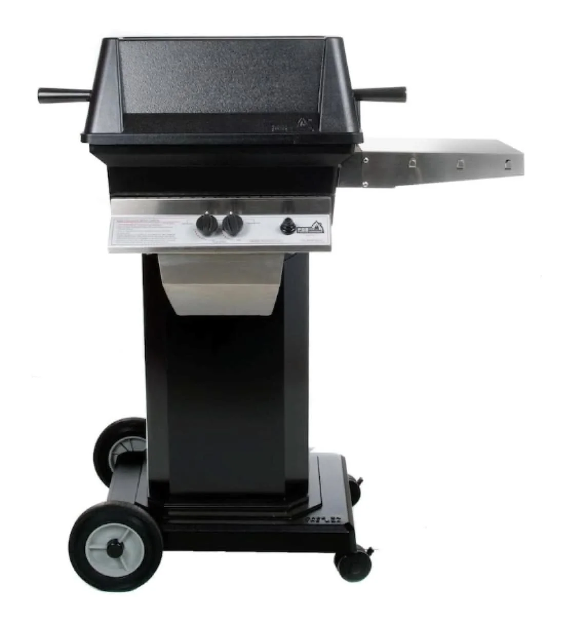 PGS A Series A30 - 2-Burner Black Portable Pedestal Base Grill - Liquid Propane Gas Grill - A30LP + ABPED + ALC