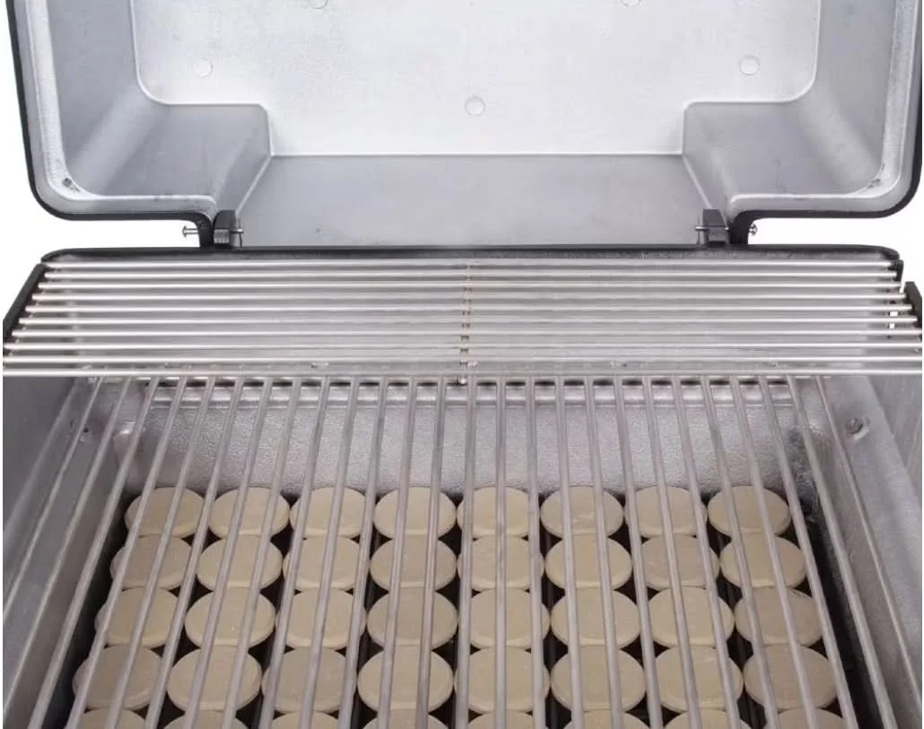 PGS A Series A40 - 2-Burner Black Portable Pedestal Base Grill - Natural Gas - A40NG + ABPED + ALC - image 2