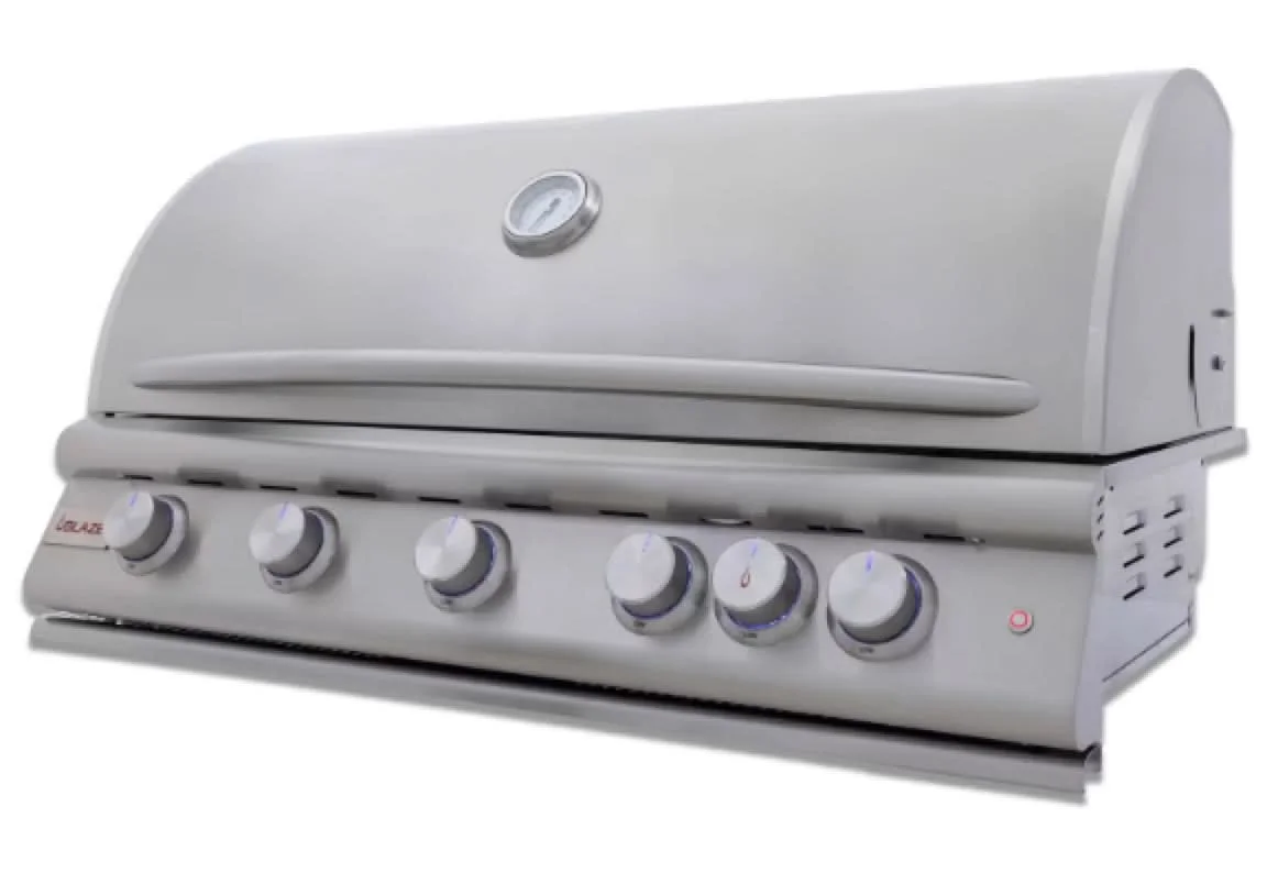 Blaze Premium LTE+ 40-Inch 5-Burner Built-In Propane Gas Grill W/ Rear Infrared Burner & Lift-Assist Hood - BLZ-5LTE3-LP - image 2