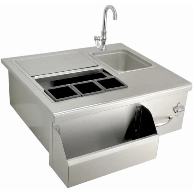 Sole Gourmet Stainless Steel Bar Tender Sinks And Cooler - BT30 - image 5