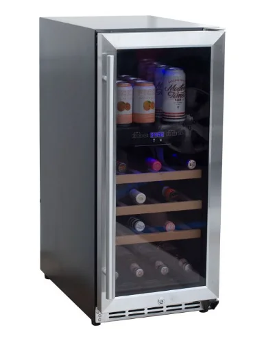 Summerset 15" Outdoor Rated Dual Zone Wine Cooler - SSRFR-15WD
