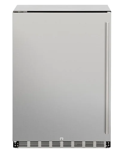 Summerset 5.3c Deluxe Outdoor Rated Fridge Right to Left Opening - SSRFR-24D-R