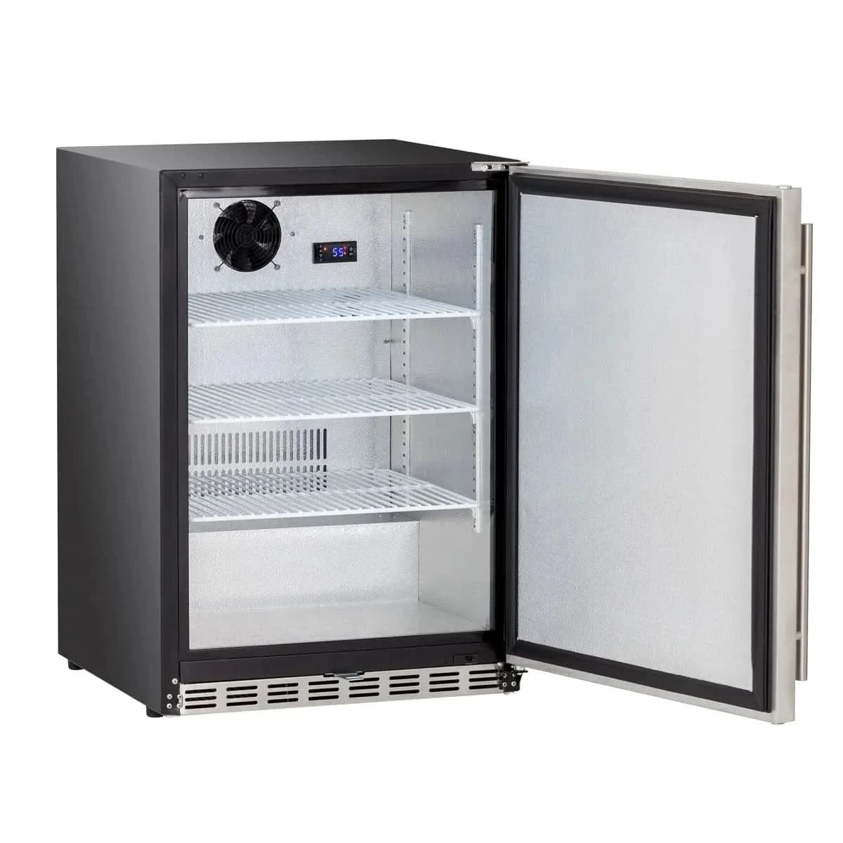 Summerset 5.3c Outdoor Rated Fridge Right to Left Opening - SSRFR-24S-R - image 2