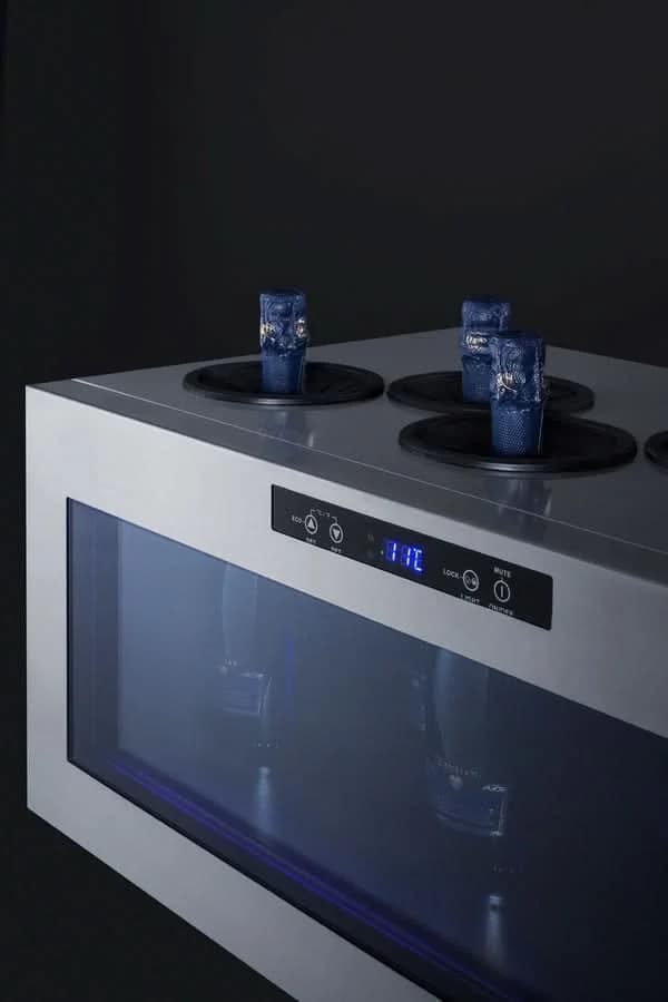 Summit 6-Bottle Built-In Wine Cooler with Stainless Steel Trim - STC6 - image 2