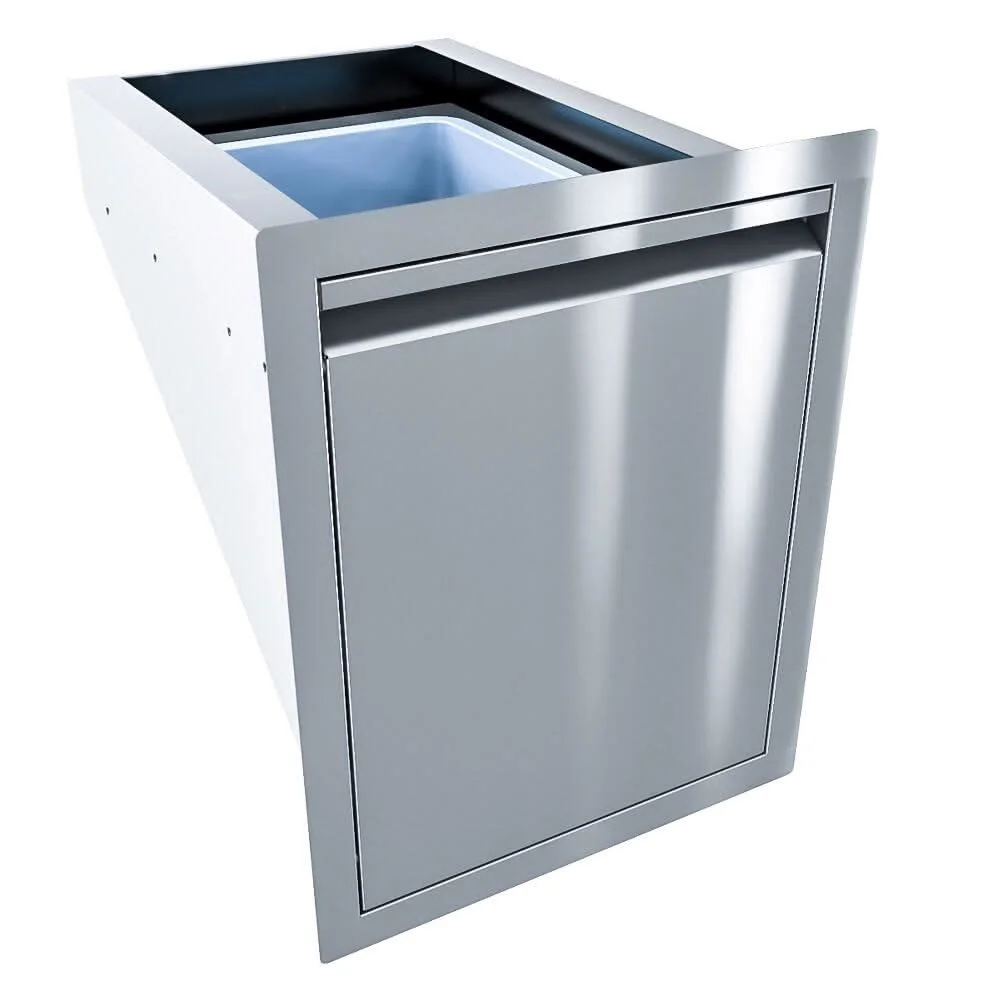 Sunstone 16 Inch Aruba Series Large Trash Drawer with an ABS Trash Bin Included - ARU-16TRD - image 2