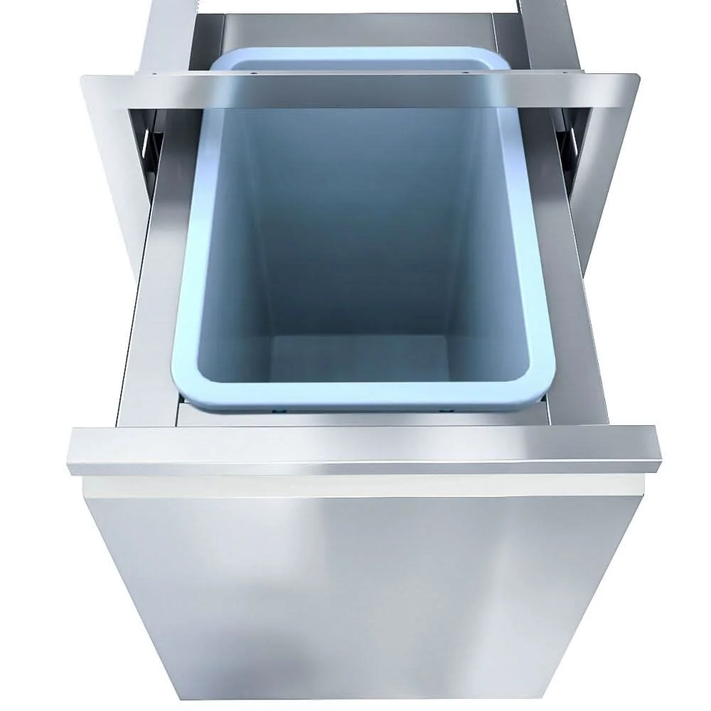 Sunstone 16 Inch Aruba Series Large Trash Drawer with an ABS Trash Bin Included - ARU-16TRD - image 4