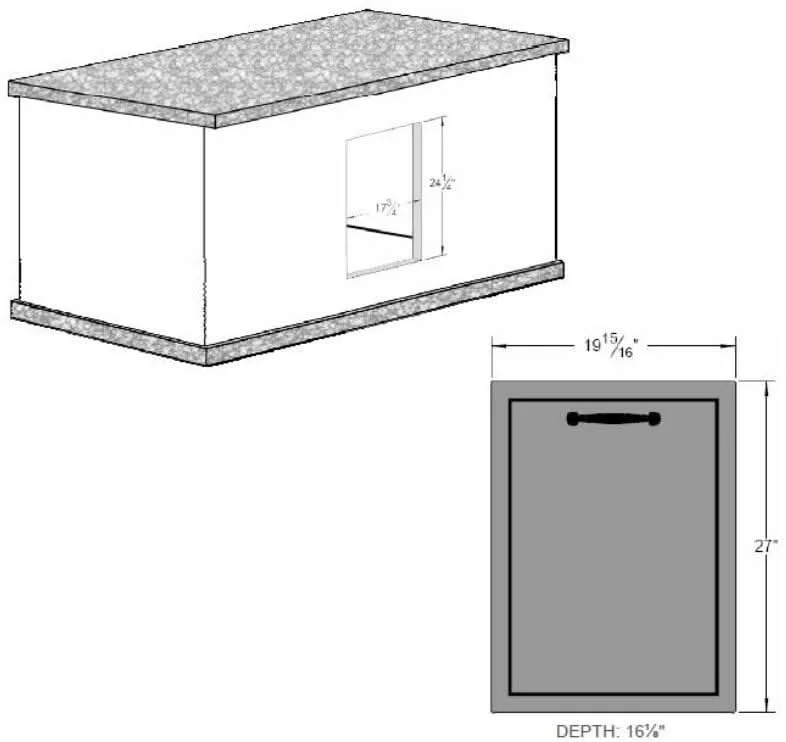 Sole Gourmet 25"x17" Trash Drawer - TD25X17 - image 2