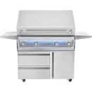 Twin Eagles Eagle One - 42-Inch 3-Burner Freestanding Grill - Natural Gas - TE1BQ42RS-N + TEGB42SD-B