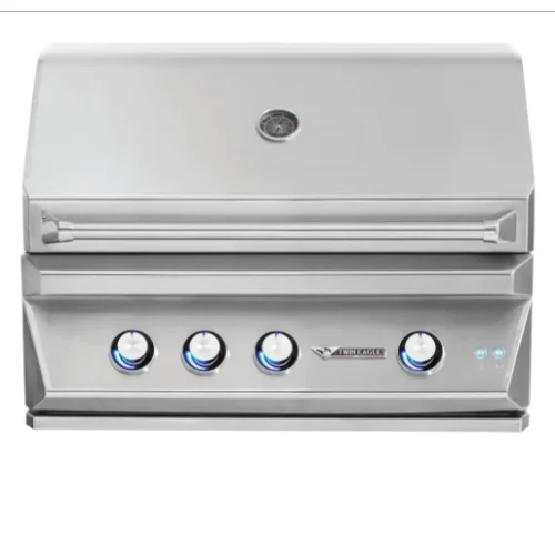 Twin Eagles - 36-Inch 3-Burner Built-In Grill - Liquid Propane Gas - TEBQ36RS-CL