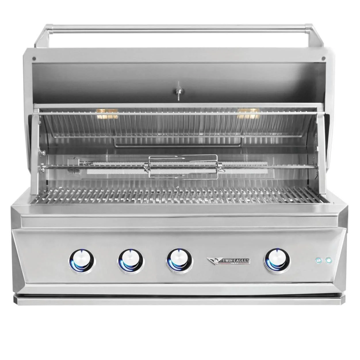 Twin Eagles - 42-Inch 3-Burner Built-In Grill - Liquid Propane Gas With Sear Zone & Infrared Rotisserie Burner - TEBQ42RS-CL - image 2