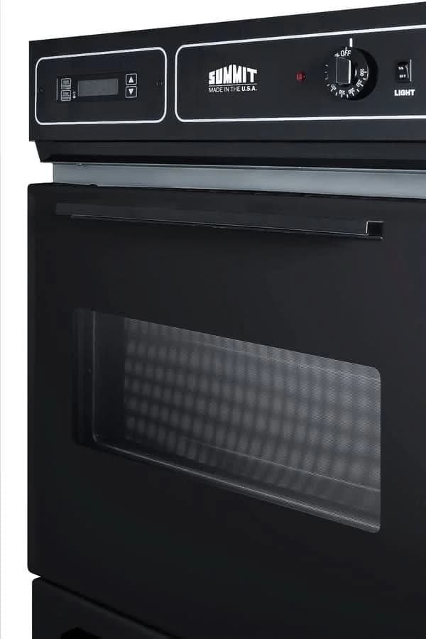 Summit 24 Wide Electric Wall Oven 115V Black - TEM715DK - image 2
