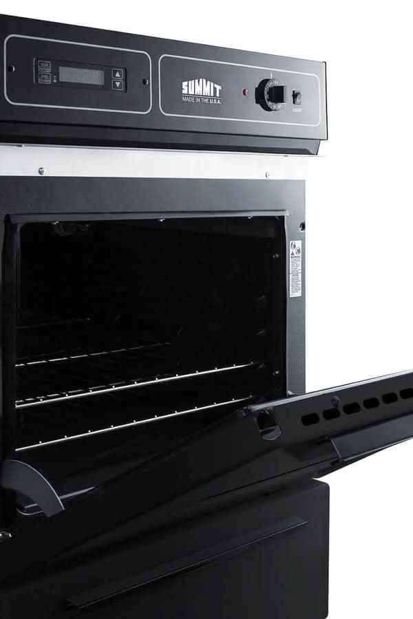 Summit 24 Wide Electric Wall Oven 115V Black - TEM715DK - image 4