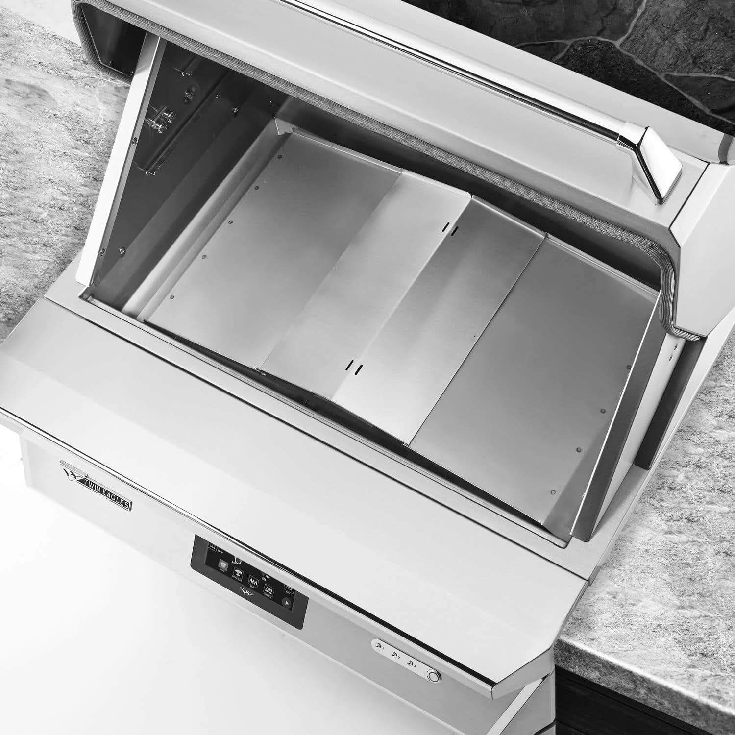 Twin Eagles Wi-Fi Controlled 36-Inch - Grill On Deluxe Cart - Pellet Grill And Smoker - TEPG36G + TEPGB36 - image 3