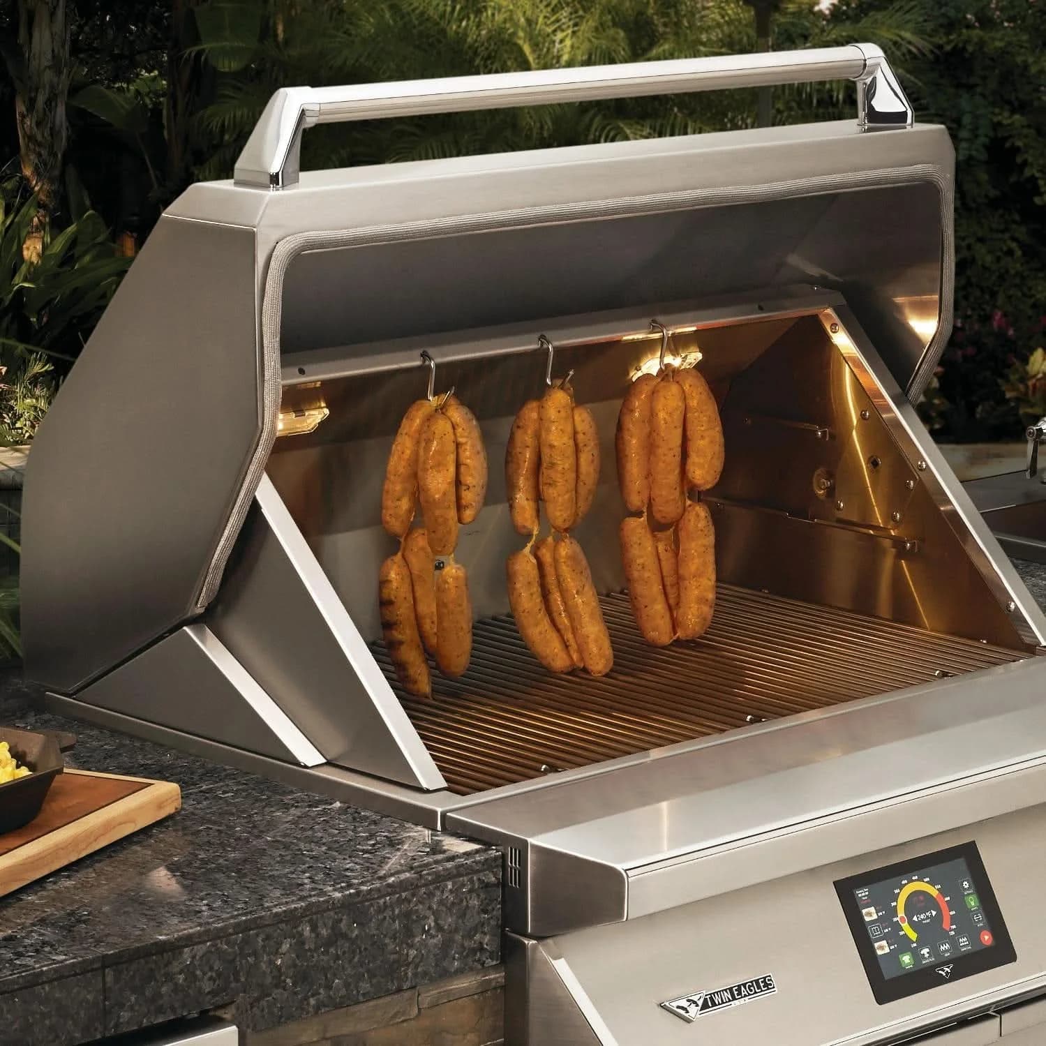 Twin Eagles Wi-Fi Controlled 36-Inch - Grill On Deluxe Cart - Pellet Grill And Smoker - TEPG36G + TEPGB36 - image 7