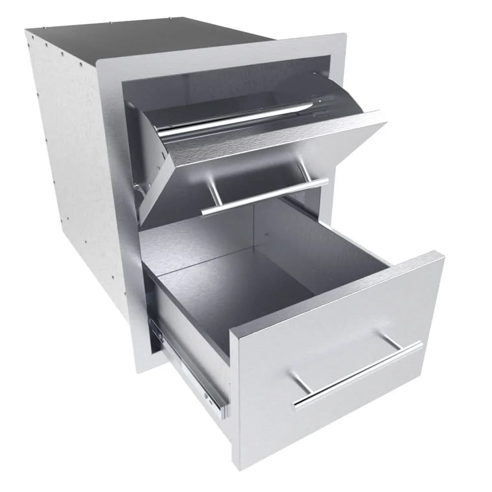 Sunstone 16 Inch Texan Series Swivel Paper Towel Holder and Single Extra Large Drawer - TEX-16PCD - image 3