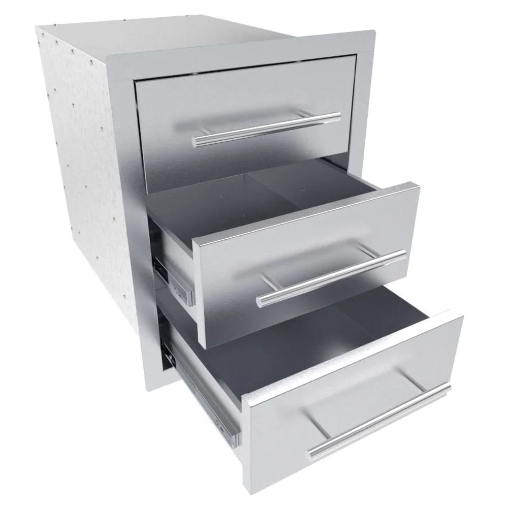 Sunstone 16 Inch Texan Series Large Triple Drawer Unit - TEX-16TD - image 2