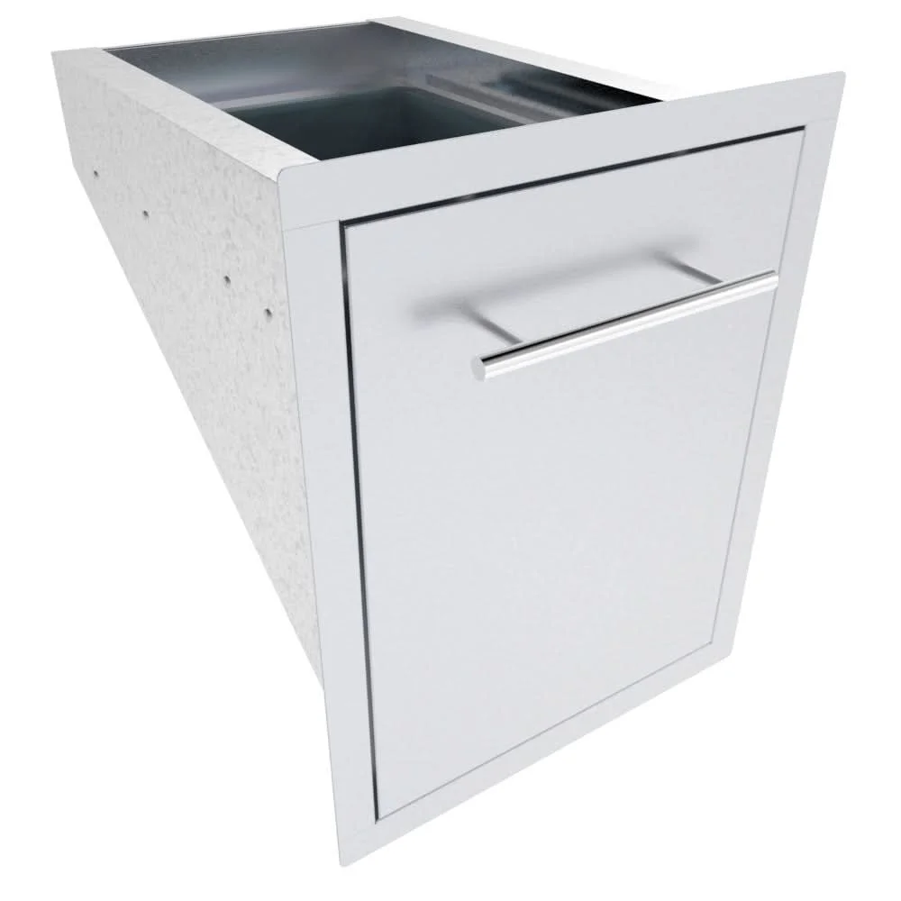 Sunstone 16 Inch Texan Series Large Trash Drawer with an ABS Trash Bin Included - TEX-16TRD - image 2