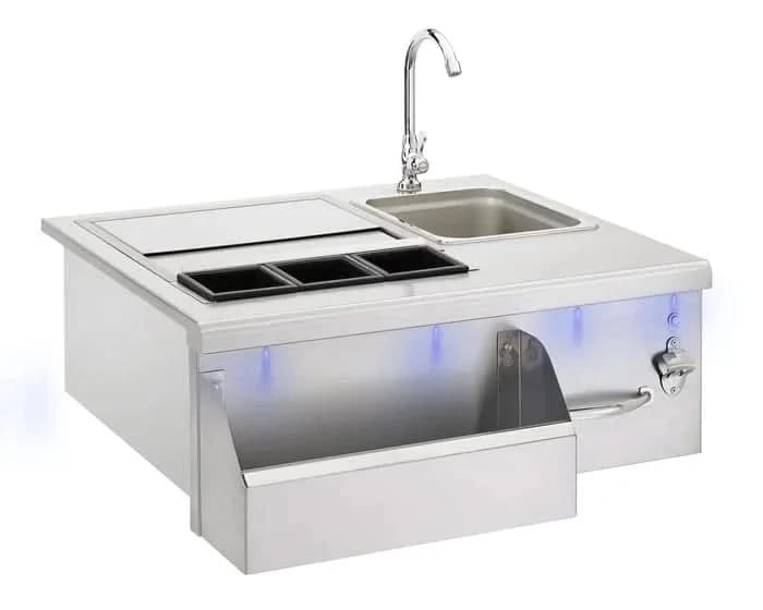 TrueFlame 30" Beverage & Prep Station with LED Lights- TF-BC-30L - image 2