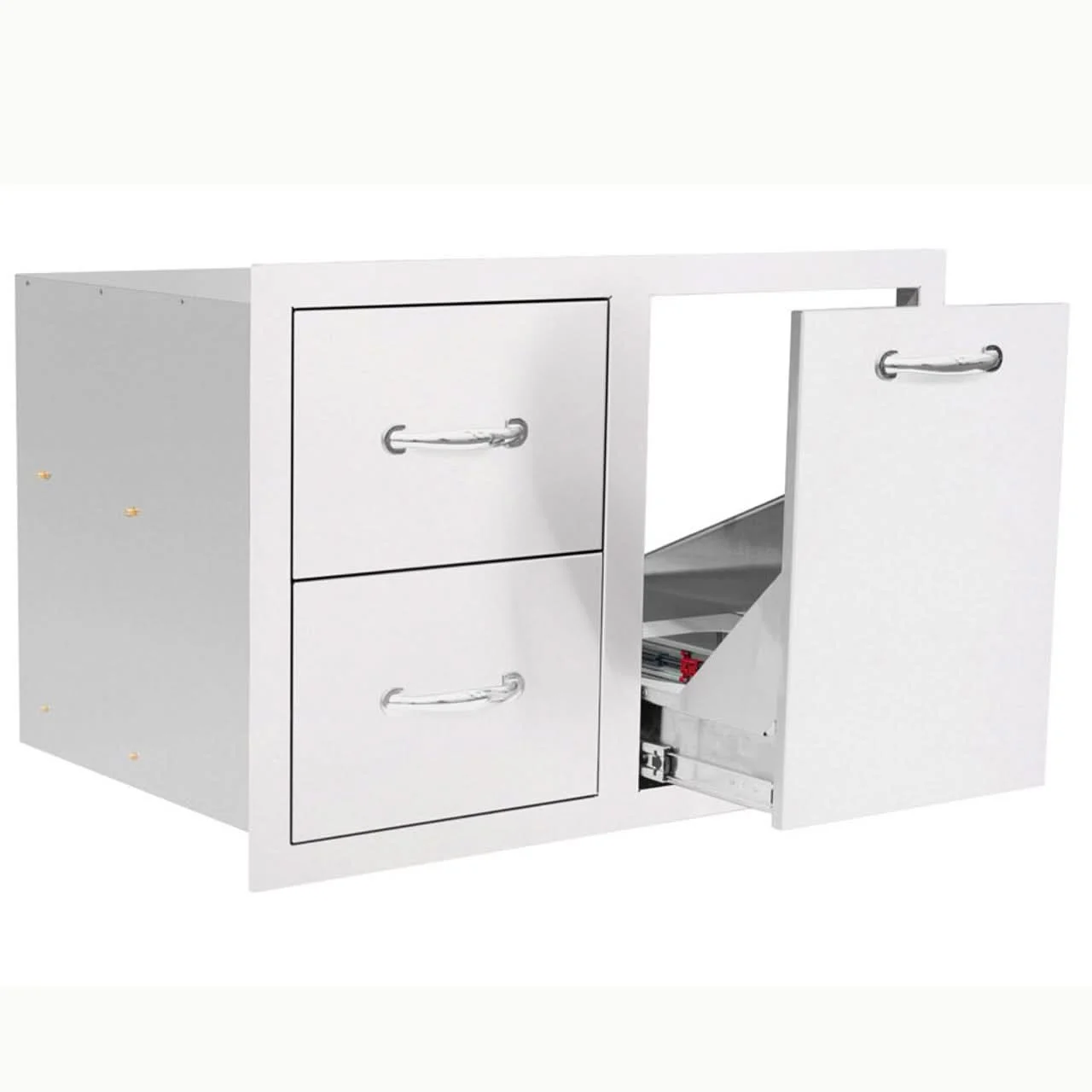 TrueFlame 33" 2-Drawer & Vented LP Tank Pullout Drawer Combo- TF-DC2-33LP-A - image 2