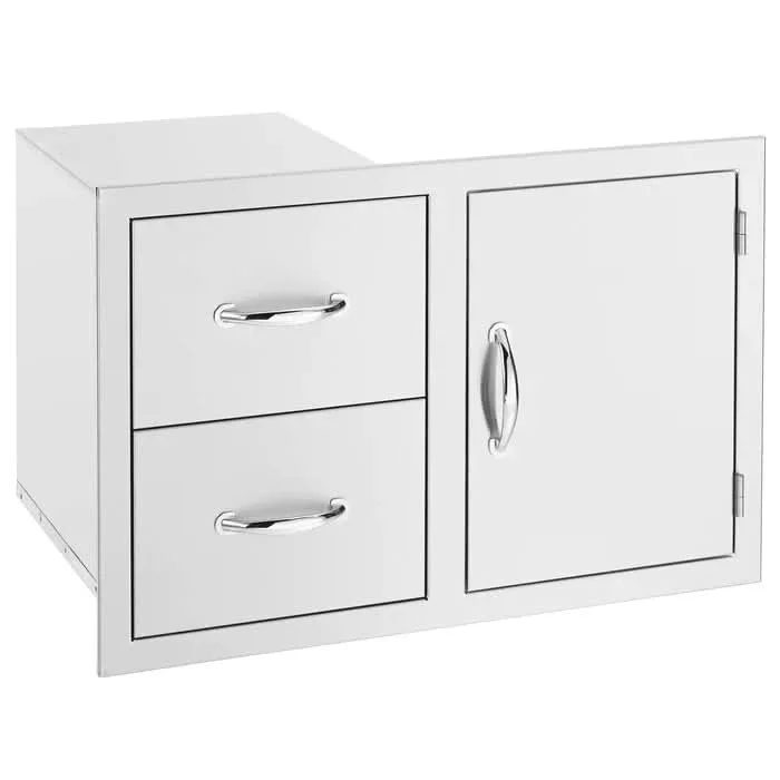 TrueFlame 36" 2-Drawer & Access Door Combo- TF-DC2-36-A - image 3