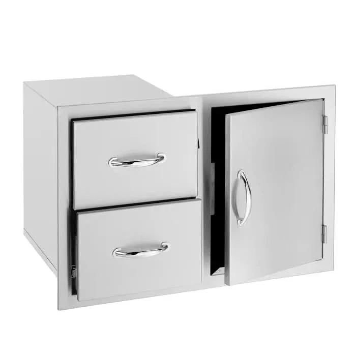 TrueFlame 36" 2-Drawer & Access Door Combo- TF-DC2-36-A - image 2