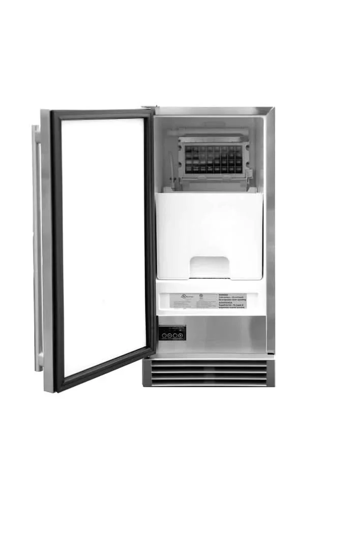 TrueFlame 15" UL Outdoor Rated Ice Maker w/Stainless Door - 50 lb. Capacity- TF-IM-15 *DISCONTINUED* - image 2