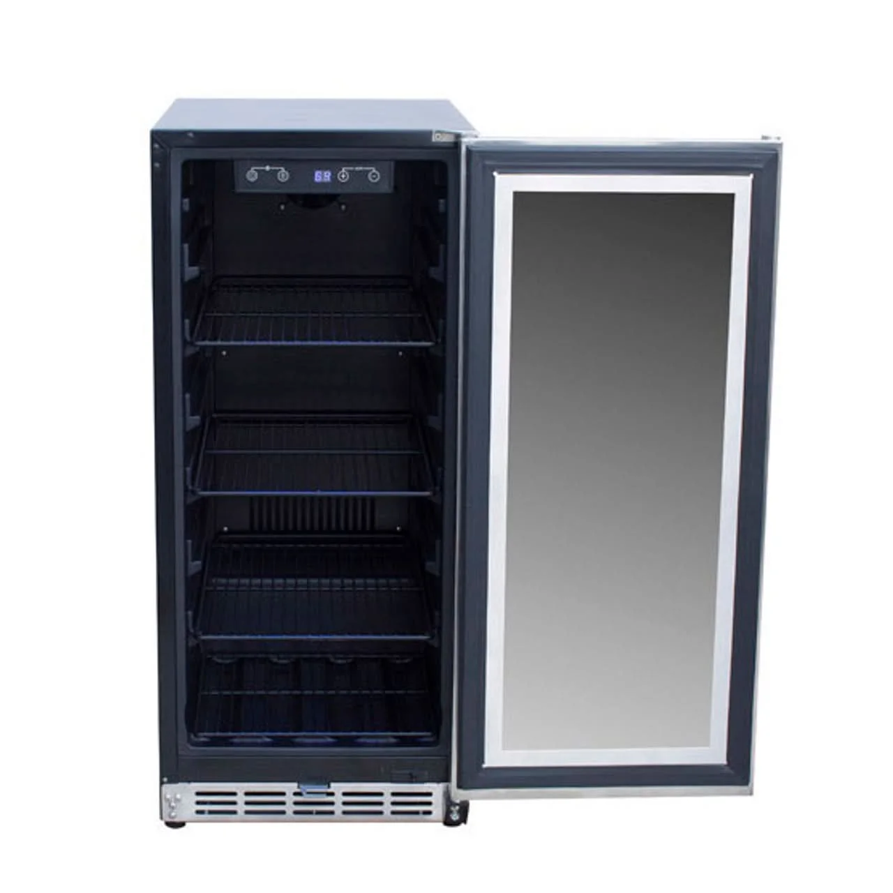 TrueFlame 15" Outdoor Rated Fridge w/Glass Door- AMD-RFR-15G - image 2