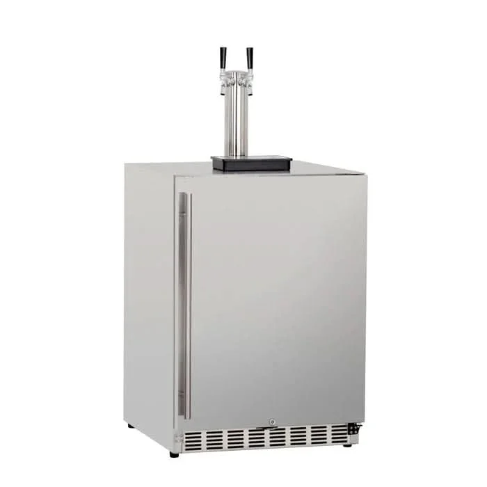 TrueFlame 24" 6.6C Deluxe Outdoor Rated Kegerator - No Tap- AMD-RFR-24DK - image 4