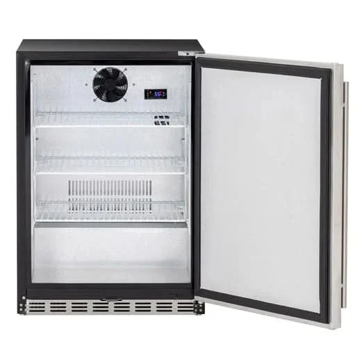 TrueFlame 24" 5.3c Outdoor Rated Fridge Left to Right Opening- TF-RFR-24S-AR - image 2