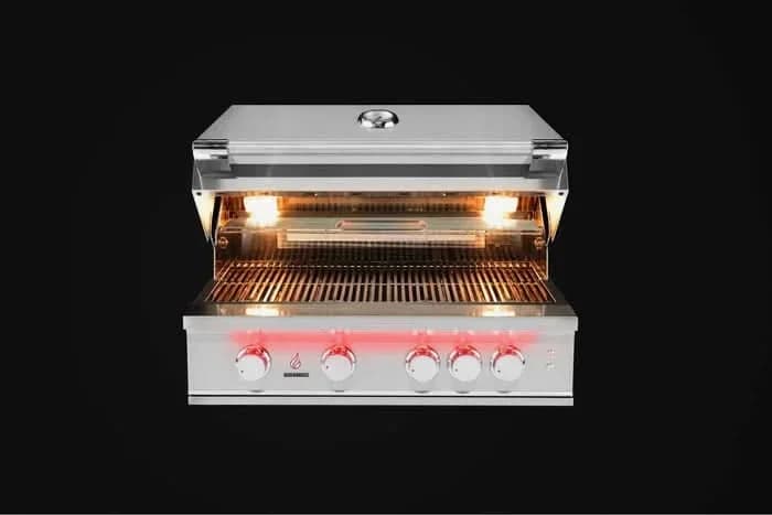 TrueFlame - 40-Inch 5-Burner Built-In Grill - Liquid Propane Gas - TF40-LP - image 2