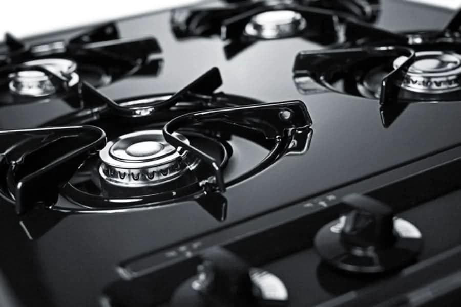Summit 24 Wide 4 Burner Gas Cooktop Black - TNL03P - image 2