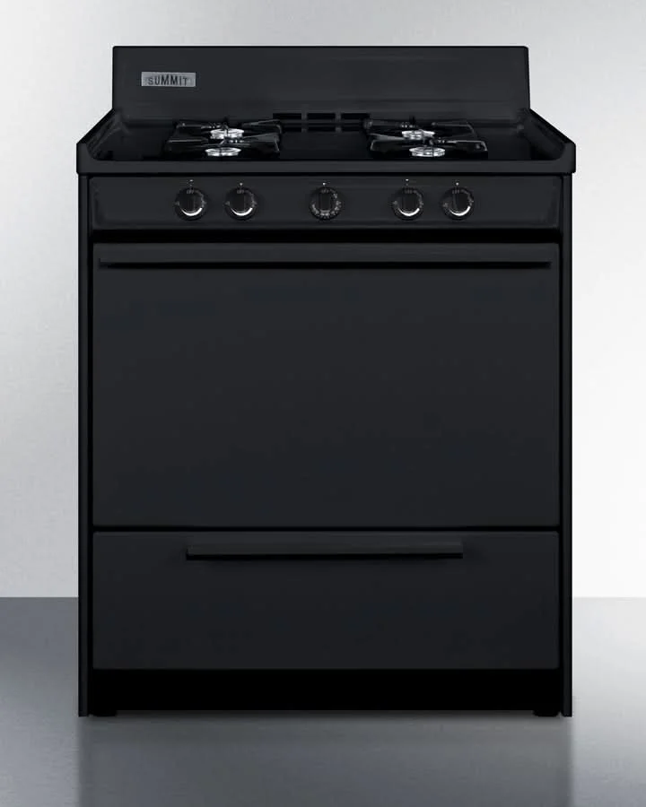 Summit 30 Wide Gas Range, Open Burners - TNM2107C - image 4