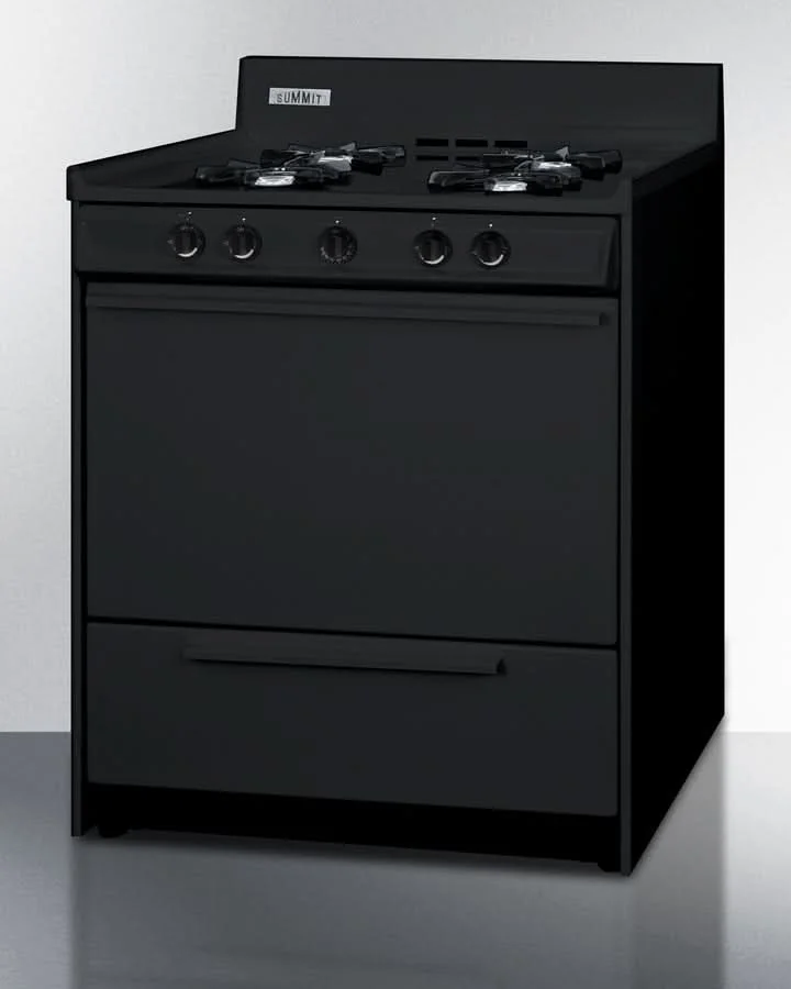 Summit 30 Wide Gas Range, Open Burners - TNM2107C - image 2