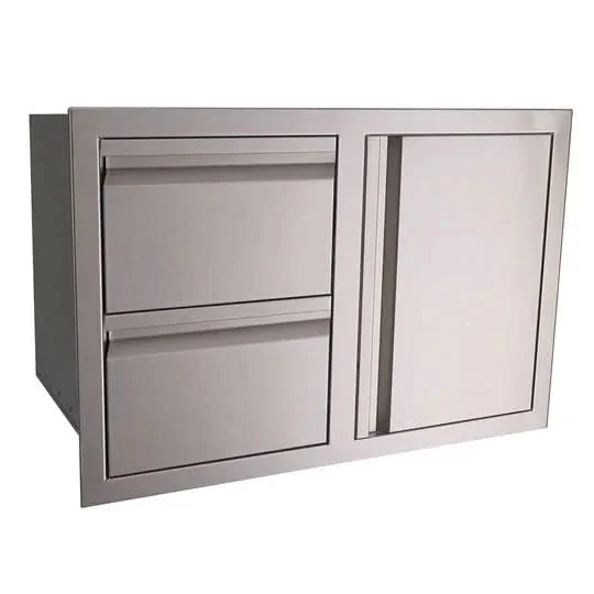 RCS Valiant Stainless Double Drawer/Door Combo - VDC1 - image 2