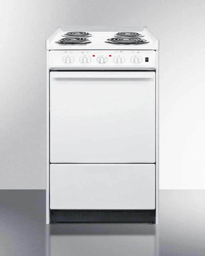 Summit 24 Electric Range with Manual Clean Oven White - WEM110R - image 4