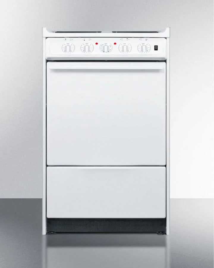 Summit 24 Electric Range with Manual Clean Oven White - WEM110R - image 3