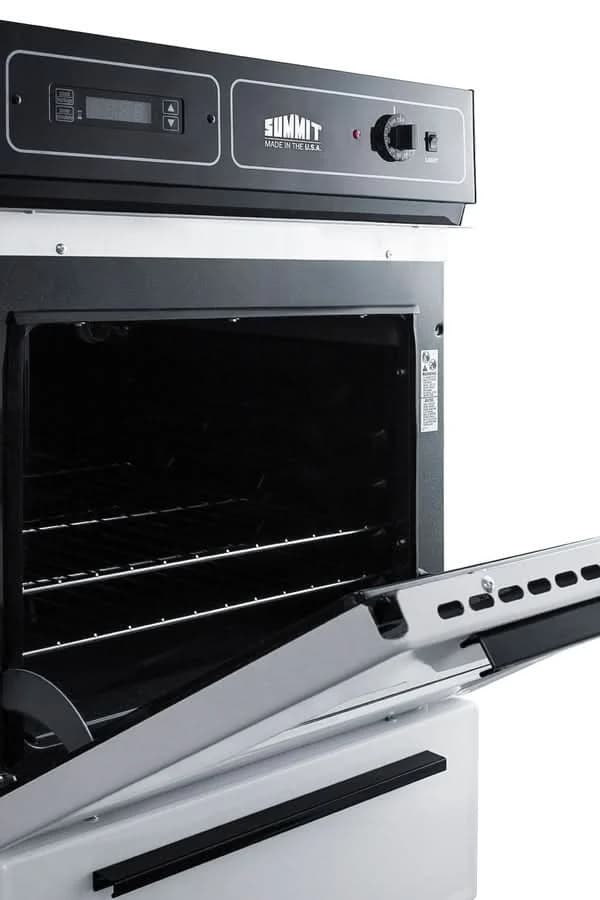 Summit 24 Wide Electric Wall Oven, 115V White - WEM715KW - image 4