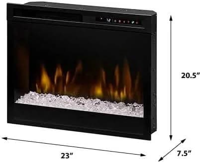 Dimplex Multi-Fire XHD 23-inch Plug-in Electric Firebox with Acrylic Ember Media Bed- XHD23G - image 2