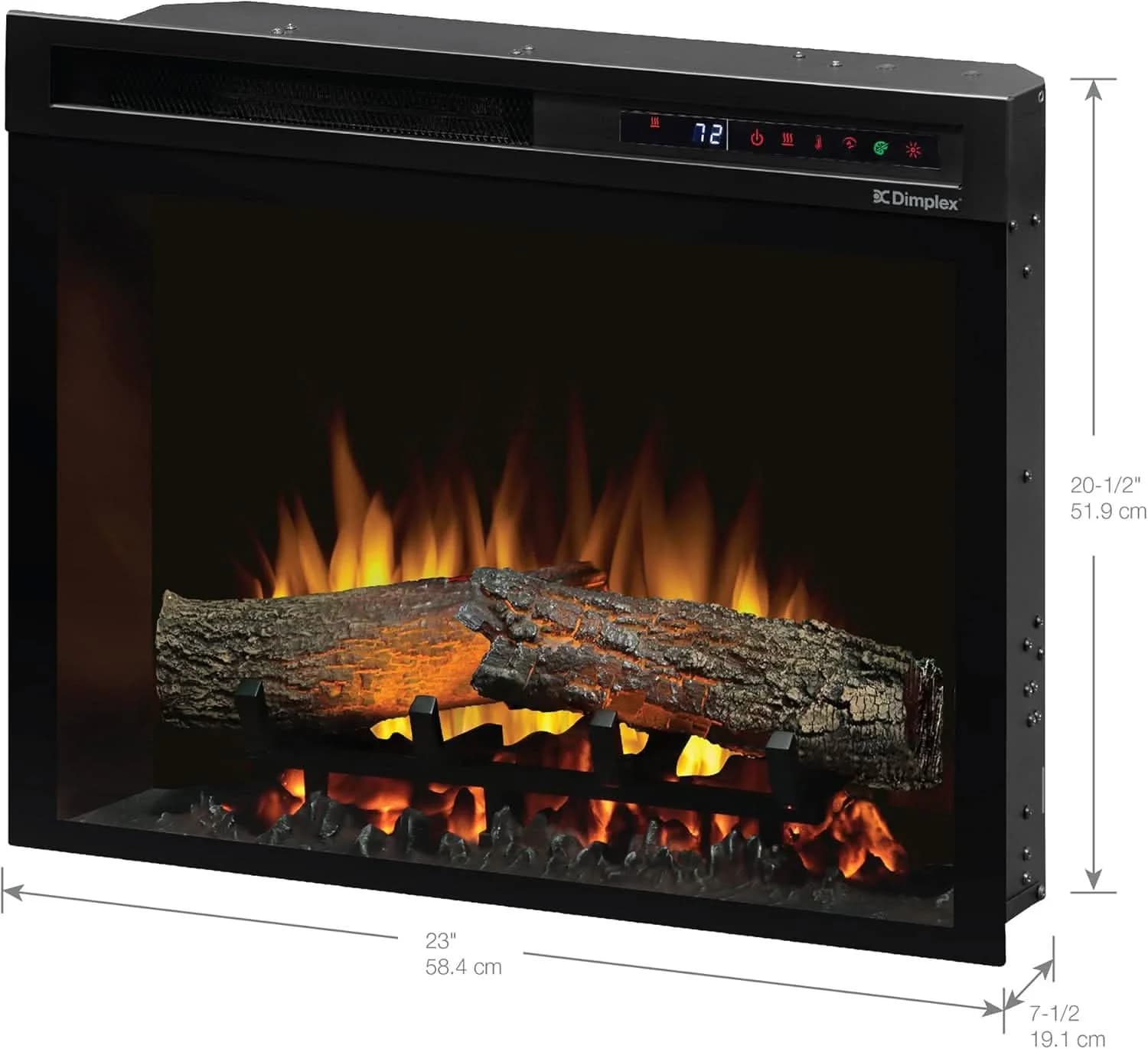 Dimplex Multi-Fire XHD 23-inch Plug-in Electric Firebox with Realogs- XHD23L - image 3