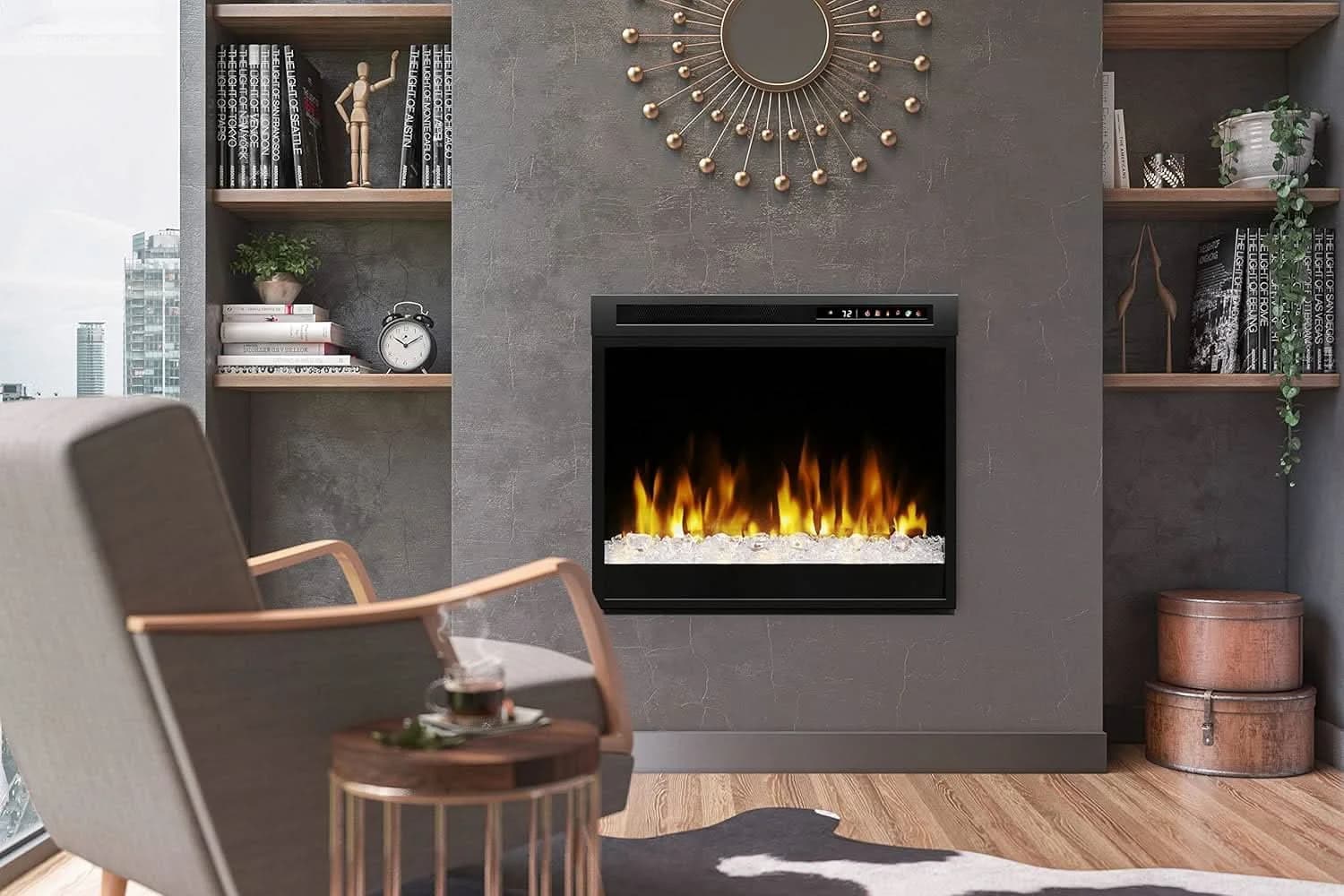 Dimplex Multi-Fire XHD 28-inch Plug-in Electric Firebox with Acrylic Ember Media Bed- XHD28G - image 3