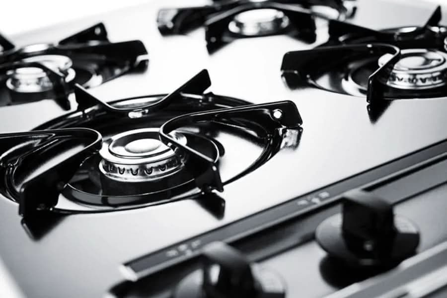 Summit 24 Wide 4 Burner Gas Cooktop Stainless Steel - ZNL03P - image 2