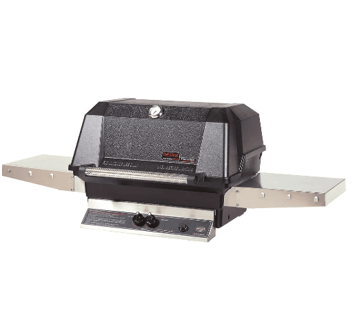 MHP WNK4DD - 57-Inch 2-Burner Stainless Patio Base Grill with Sear Magic Grids and Standard Burners - Natural Gas - WNK4DD-NS + OCOL + OP-N