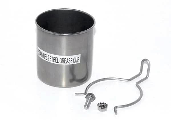 MHP Gas Grill Stainless Steel Round 3" Diameter Grease Cup- GGGC