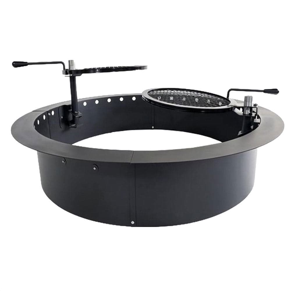 StarBBQ 48″ Smokeless Fire Pit Insert Dual Grill Package | STARBBQ-48SFPR-PKG