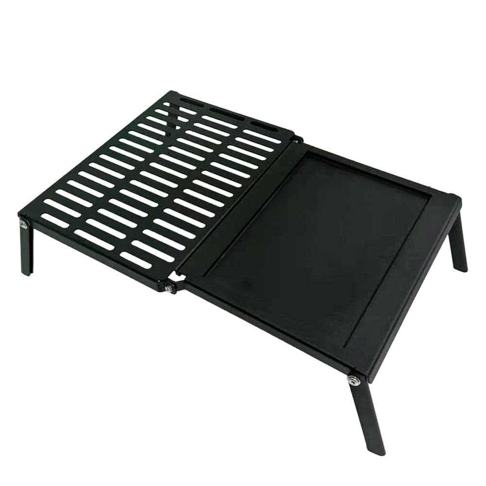 StarBBQ Heavy-Duty Steel Fold-Out Camper Griller Portable Campfire Grill and Griddle Combo | STARBBQ-FUFP - image 2