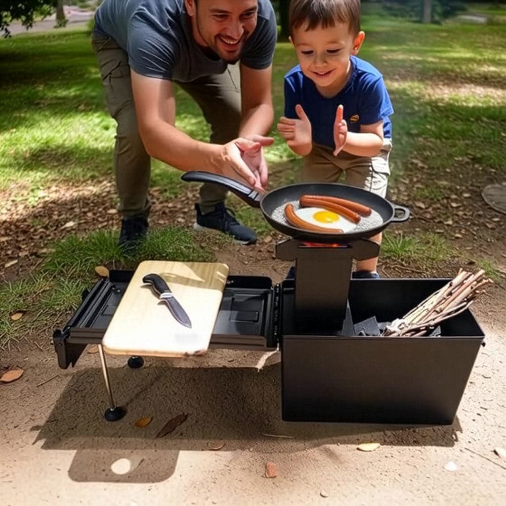 StarBBQ™ Rocket Stove Camper Box – Military-Grade Ammo Can Portable Stove | STARBBQ-RSBBOX - image 3