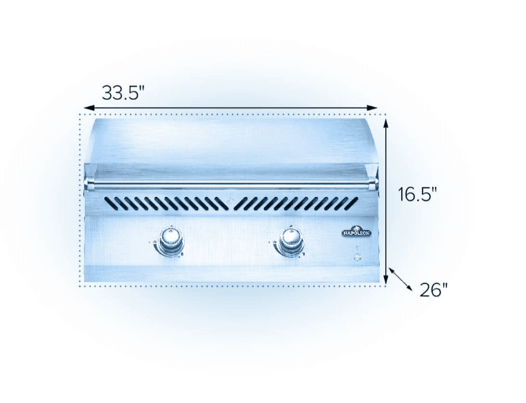 Napoleon Built-In 700 Series 32 Griddle Stainless Steel 2 Burners LP- BIG32FTPSS - image 2