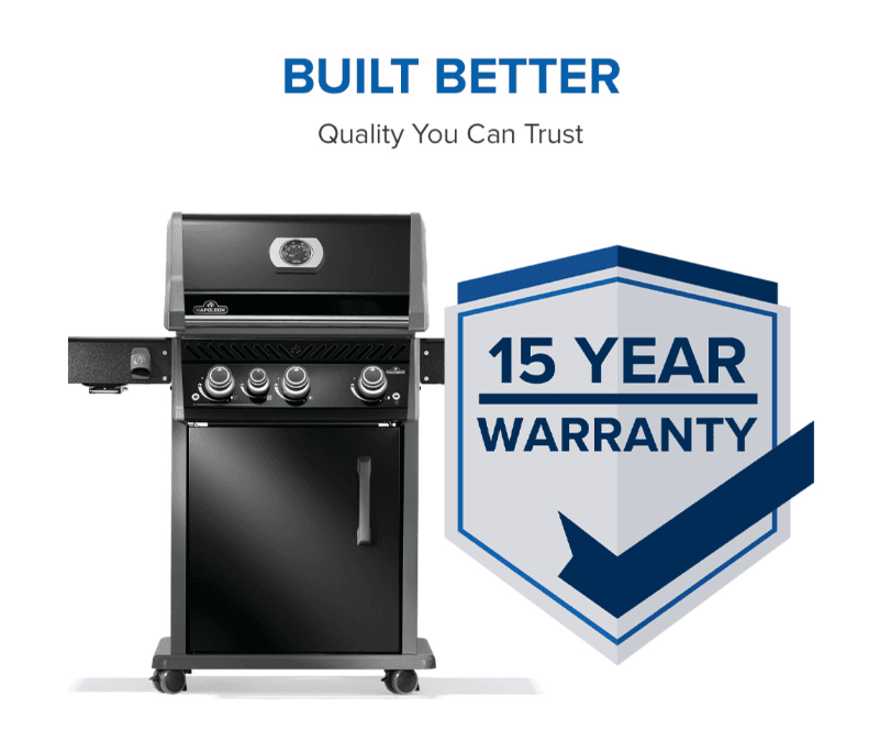 Napoleon Rogue® PRO 425 SIB with Infrared Side Burner 3 Burners LP- RP425SIBPK-2 - image 4